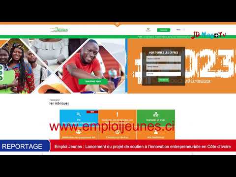 Emploi Jeunes : Lancement du projet de soutien à l’innovation entrepreneuriale en Côte d’Ivoire