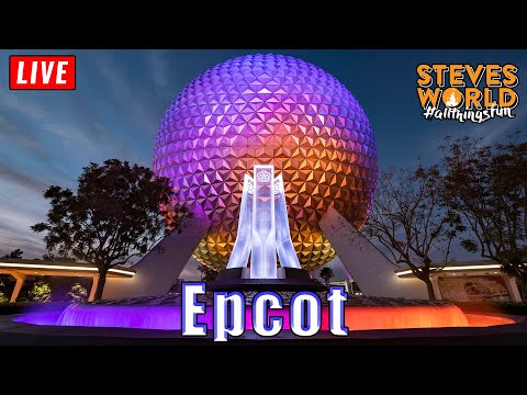🔴 LIVE: An Evening At Epcot | Walt Disney World Live Stream 1-03-22