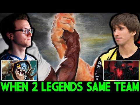 MIRACLE Slark ft DENDI SF When Legends Same Team in Pub Game 7.22 Dota 2