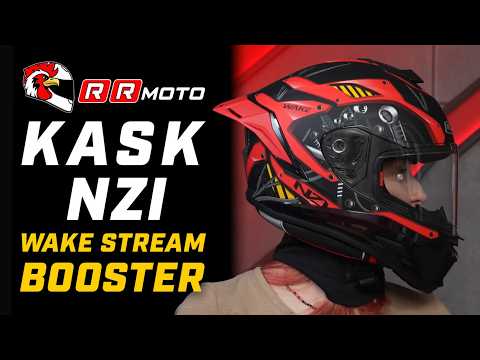 NZI WAKE STREAM BOOSTER _ Integralny kask ECE 22.06 | lekki, aerodynamiczny i Pinlock ready