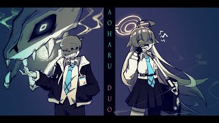 Download lagu AOHARU DUO [Blue Archive: Visitor From Underground × AOHARUTALE] | Animated Soundtrack mp3