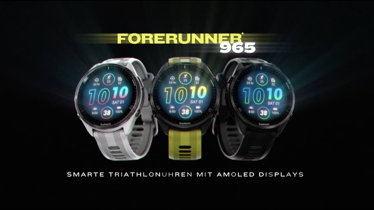 GARMIN Sportuhr Forerunner 965 Schwarz GARMIN Sportuhr Forerunner 965 Schwarz