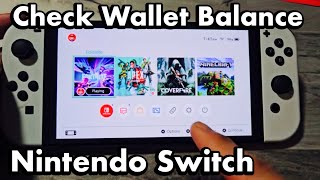 Nintendo Switch: How to Check Wallet Balance (remaining funds availalbe)