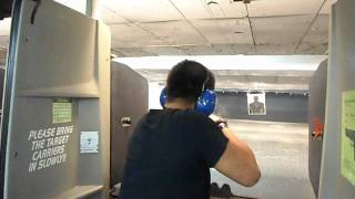 preview picture of video 'Mossberg 500 at InSight Indoor Range, Artesia, California'