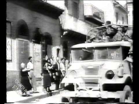Francofonte, video storico - anno 1943 - venuta dei militari americani