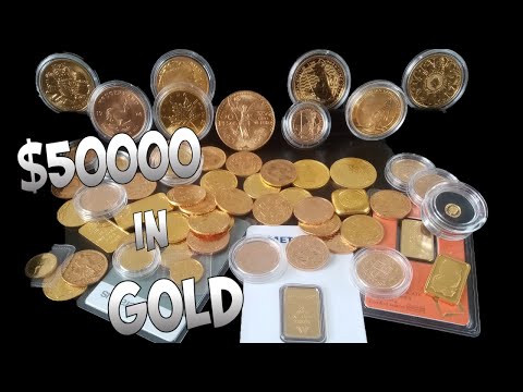 $50000 Gold Stack Revealed - 26 oz
