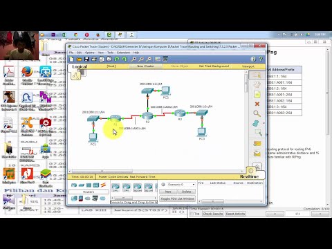 7.3.2.3 Packet Tracer   Configuring RIPng