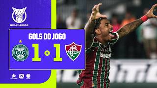 Coritiba 1 x 1 Fluminense: confira os gols do jogo na narração de Cléber Machado
