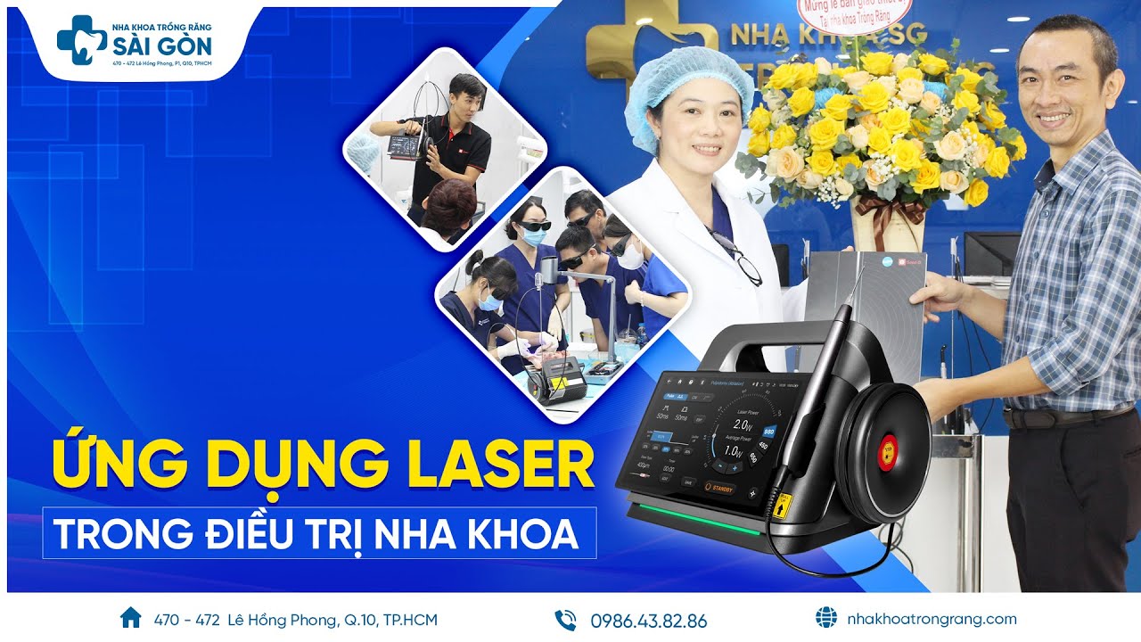 Ứng dụng công nghệ blue laser trong điều trị tại nha khoa trồng răng sài gòn