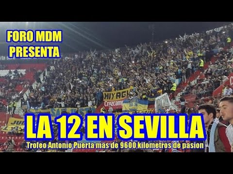 "La 12  de Boca en Sevilla" Barra: La 12 • Club: Boca Juniors