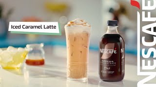 Nescafé Iced Caramel Latte with NESCAFÉ® Espresso Concentrate