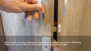 Bypass a magnetic door sensor