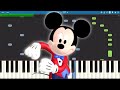 Hot Dog Song Mickey Mouse Clubhouse Piano Tutorial