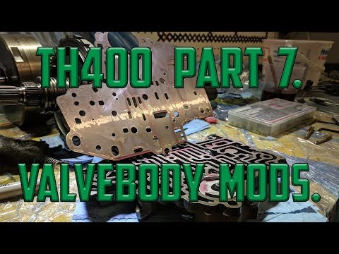 TH400 Part 7. Make Full Manual from Stock Valve Body.