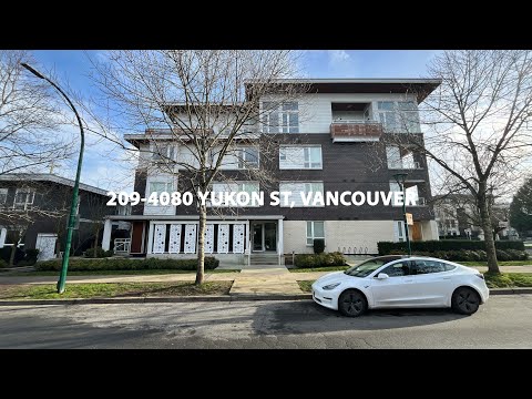 🏙️ Quiet Corner Unit in Cambie’s Boutique Bennington House 🏡 209 4080 YUKON ST, VANCOUVER