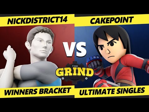 The Grind 143 Winners Bracket - NickDistrict14 (Wii Fit Trainer) Vs. Cakepoint (Mii Brawler) - SSBU