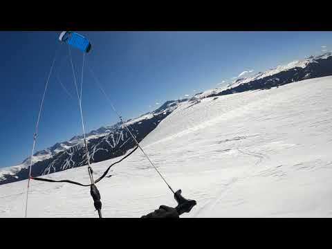 Snowkiting Vail Pass, Colorado