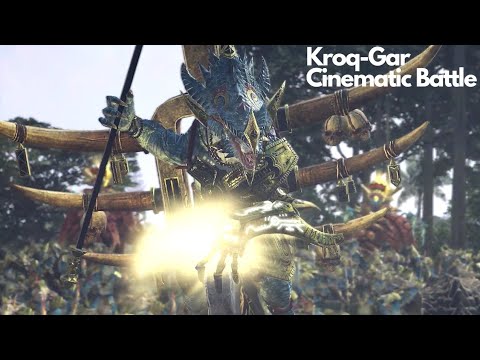 Totalwar Warhammer - Kroq-gar (Cinematic Battle)
