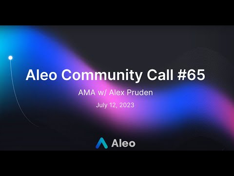 Thông tin thời điểm Mainnet chính thức Aleo do Alex Pruden CEO tiết lộ | Aleo Green Star