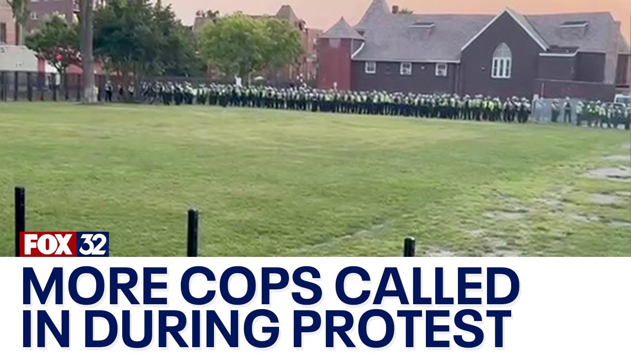 Chicago police call in reinforcements amid DNC protests