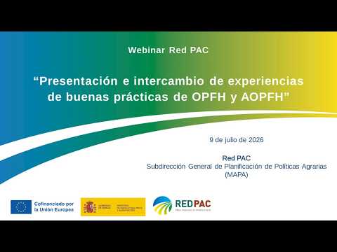 Fotograma del vídeo: Jornada “Presentación e intercambio de experiencias de buenas prácticas de OPFH y AOPFH”