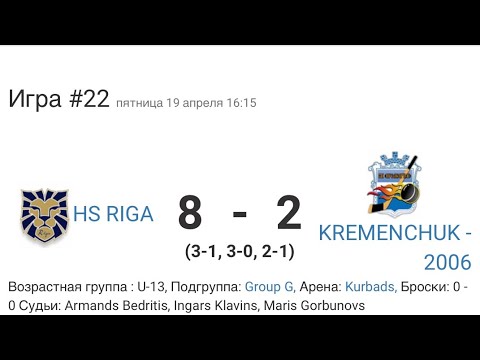 HS Riga & Kremenchuk-2006
