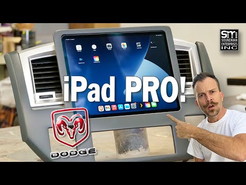 12.9 inch iPad Pro Feels Like Home in a 2008 Dodge Ram with a