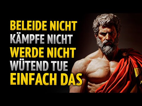 WIE MAN NIE WÜTEND WIRD UND SICH NIE VON JEMANDEM BELEIDIGT FÜHLT | 8 LEKTIONEN DES STOIZISMUS