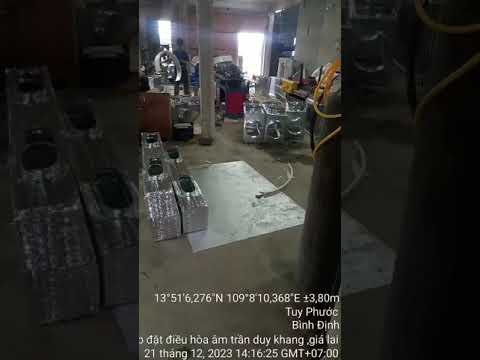 Lắp đặt máy lạnh VRV âm trần tại điện lạnh Duy Khang Gia Lai Pleiku