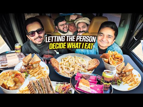 Letting The Person in FRONT of Me DECIDE What I Eat for 24 HOURS! RHS