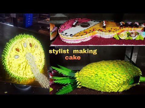 New stylist cake 🎂Birthday and christmas . engagement  party wishes😍🍍🎂🎂🍰🎂