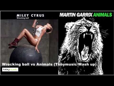 Wrecking ball vs Animals (Tobymusic Mashup)