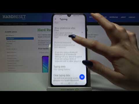 How to Enter Text Correction Options in Honor 20i – Keyboard Settings