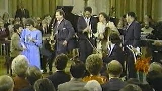 1982 DIZZY GILLESPIE, JON FADDIS, ITZHAK PERLMAN, CHICK COREA @ the White House