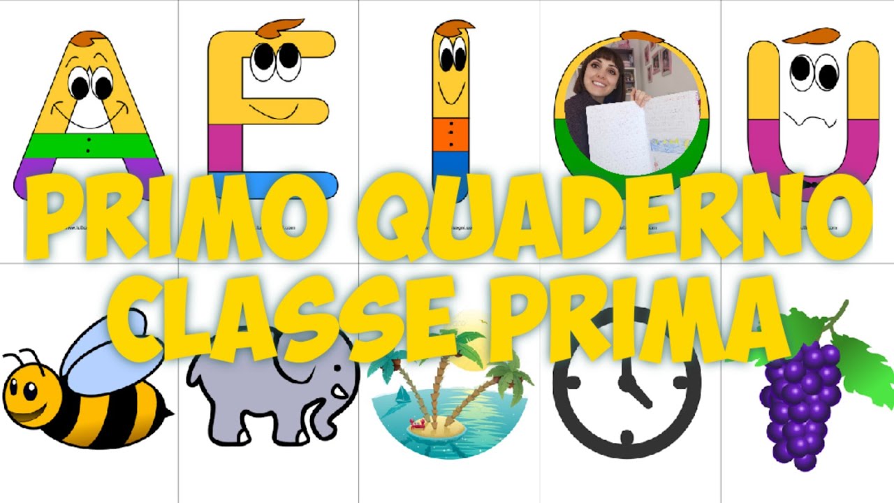Primo quaderno di ITALIANO classe prima! Didattica in 2 mesi di scuola.