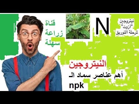 , title : 'أهمية النيتروجين للنبات.. ولماذا هو أهم عناصر سماد npk ( الجزء الثاني )'
