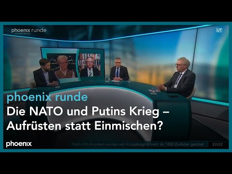 phoenix runde: Die NATO und Putins Krieg – Aufrüsten statt Einmischen?