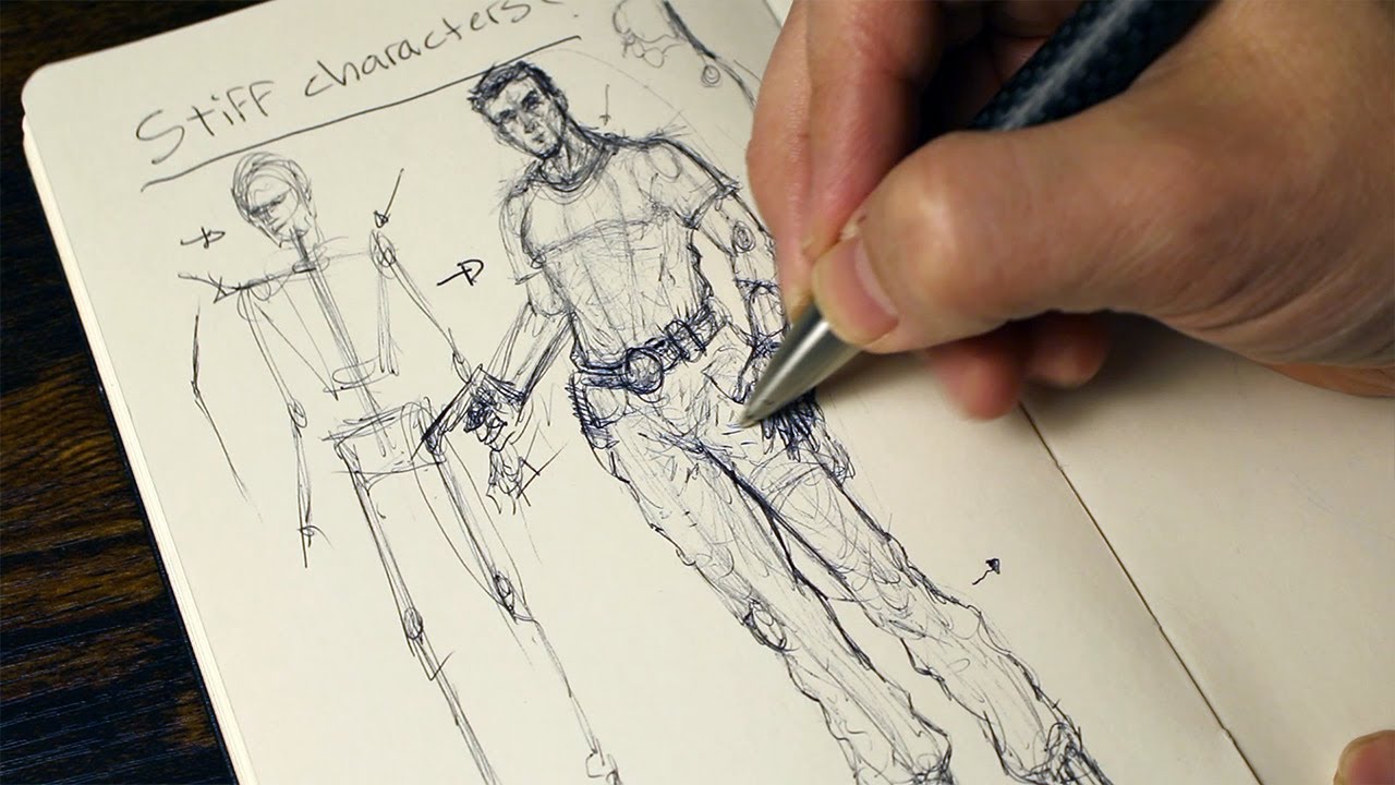 Bring LIFE to Stiff Characters in Your Game Concept Art!