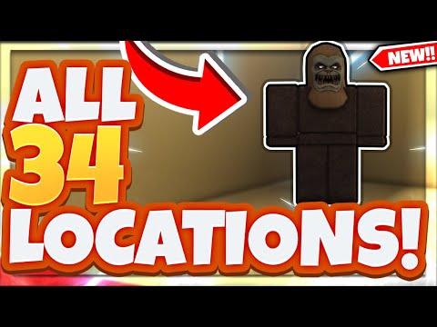 ALL *34* SCP LOCATIONS In Roblox Find The SCP!