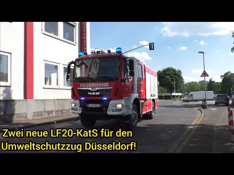 [zwei neue LF20-KatS/mit Blaulicht zur Wache] Bilderfahrzeugvorstellung LF20KatS