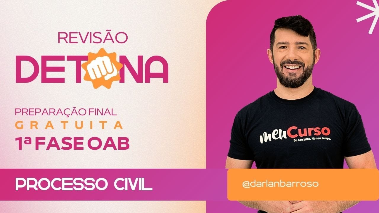 Os TEMAS QUE MAIS CAEM em Processo Civil na OAB | Revisão Detona 1ª Fase 42º Exame