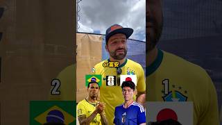 【対決】ブラジル代表🇧🇷対日本代表🇯🇵#サッカー日本代表 #fifaworldcup