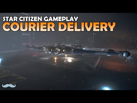 Courier Delivery Gameplay | Star Citizen 3.17.5 4K Gameplay
