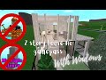 How To Make a 2 Story House No Gamepass With Windows In Bloxburg 2020