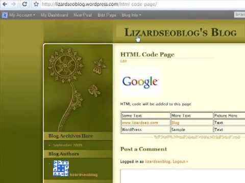 Wordpress Training Video 6 - Advanced Features