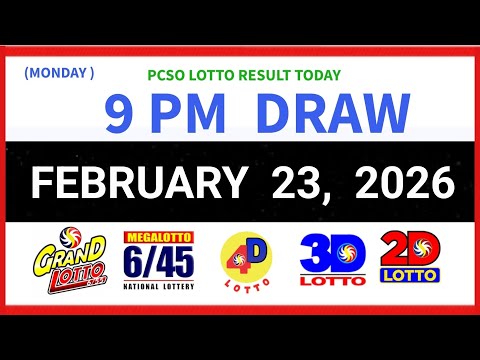 Wynik Lotto dzisiaj, godzina 21:00, losowanie 23 lutego 2026 r. PCSO