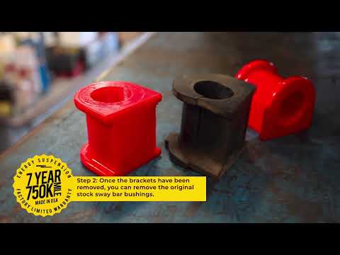 Energy Suspension Sway Bar Bushings & Bump Stops Install