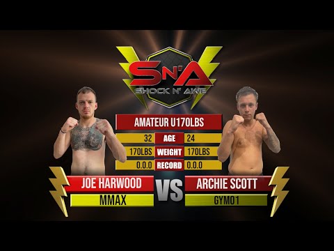 Shock N Awe 33 - Archie Scott vs Joe Horwood Amateur Welterweight MMA 170lbs