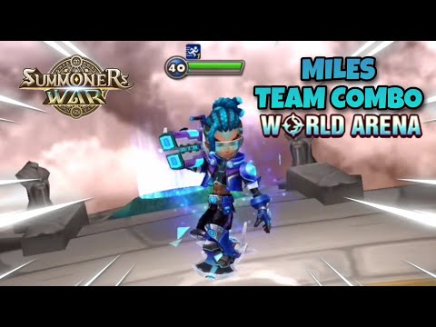 Miles Team Combo in World Arena Ep. 5 - Summoners War