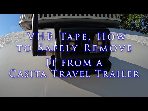 Part of a video titled How to safely remove VHB Tape - YouTube